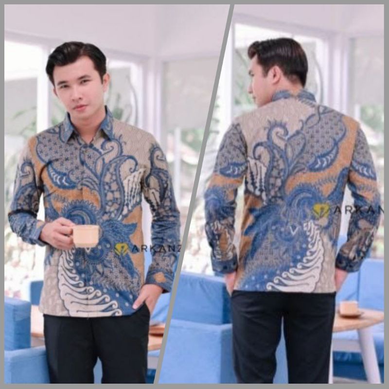 NEW ARRIVAL DISTRO BATIK PRIA HRB026 BATIKAF NOTOARTO BATIK