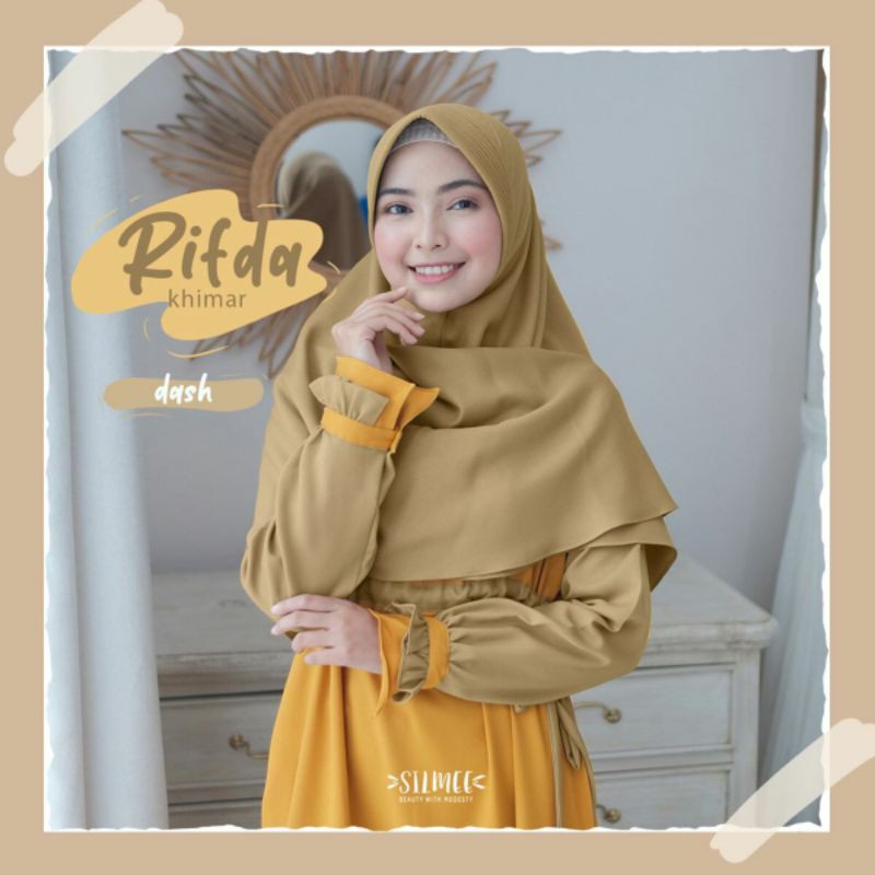 [SILMEE] RIFDA KHIMAR - hijab Instant belah tengah - afiyahijabshop