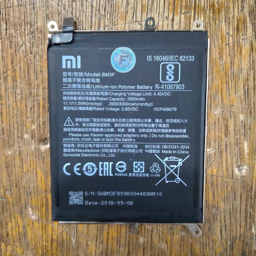 ORIGINAL Battery Baterai Batre Xiaomi Mi 8pro Mi8pro/BM3F BM 3F