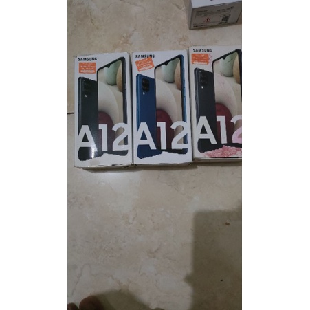 Dus Box Samsung Galaxy A12 original copotan 100%