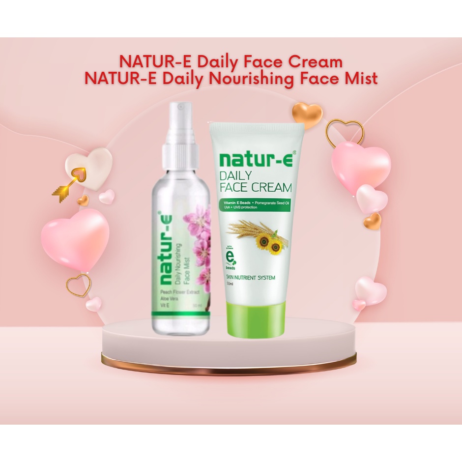 ❤ MEMEY ❤ NATUR-E Daily Face Cream | Nourishing Face Mist