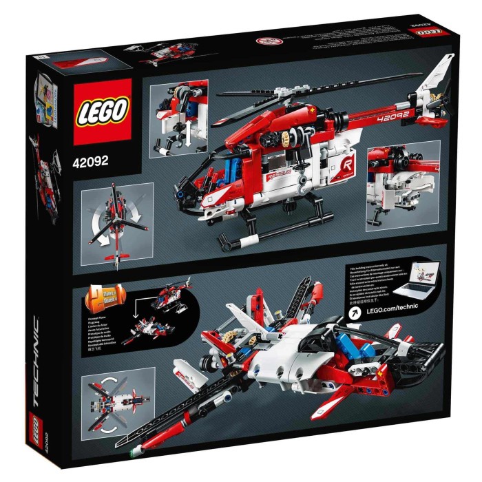 Jual LEGO Technic Rescue Helicopter (42092) | Shopee Indonesia