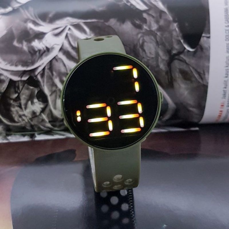 JAM TANGAN LED TERBARU UNISEX DIGITAL JAM TANGAN WATER RESISITANT  BAYAR DI TEMPAT FREW BATRAI CADANGAN