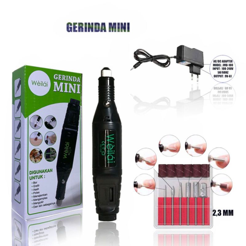 Mesin mini grinder Grafir Bor potong ukir kuku Gerinda mini bor Gerinda