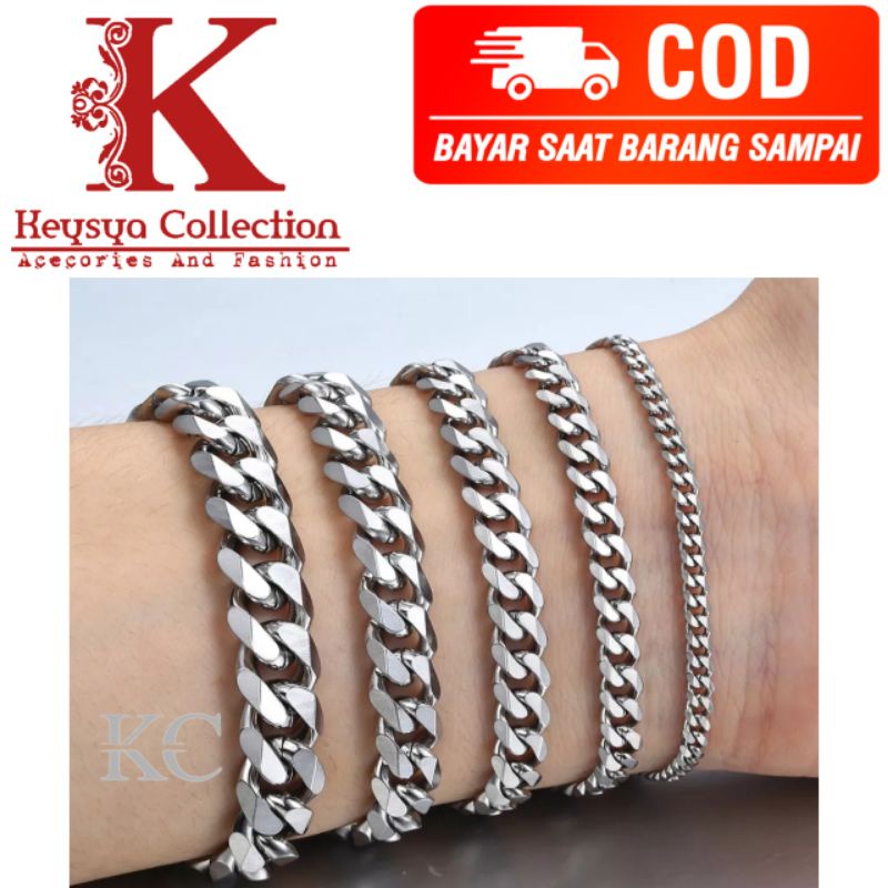 gelang tangan pria/ gelang rantai pria