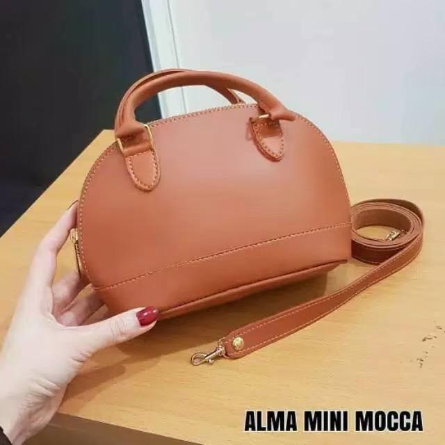 Tas wanita selempang mini alma / tas mini bisa handbag bisa selempang / tas gaya