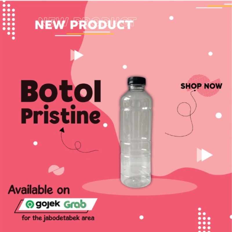 Jual Botol Pristine Ml Botol Plastik Ml Isi Pcs Shopee Indonesia