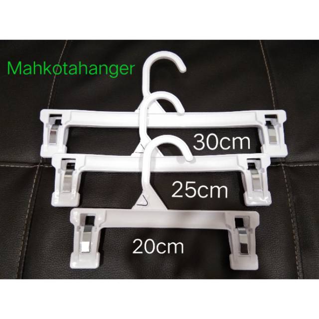 Hanger Jepit Anak (20cm) Plastik | Gantungan baju dan celana anak