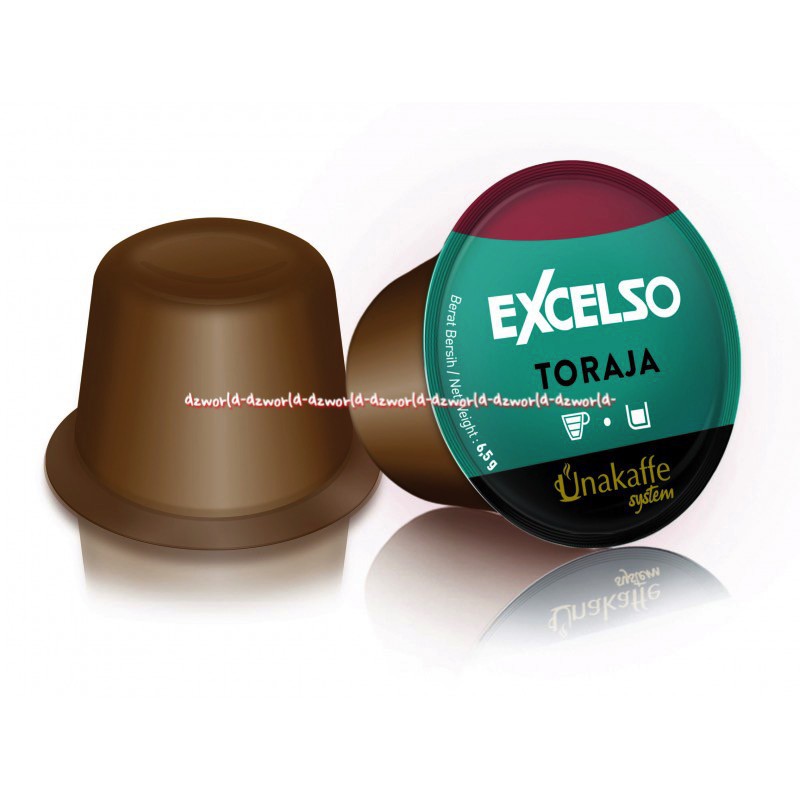 Excelso Unakaffe System Toraja Coffee 12pod Kopi Toraja Cair Ekselso Kopi Pod Kopi Toraja Sulawesi Ekselso Unakafe Sistem 12pcs