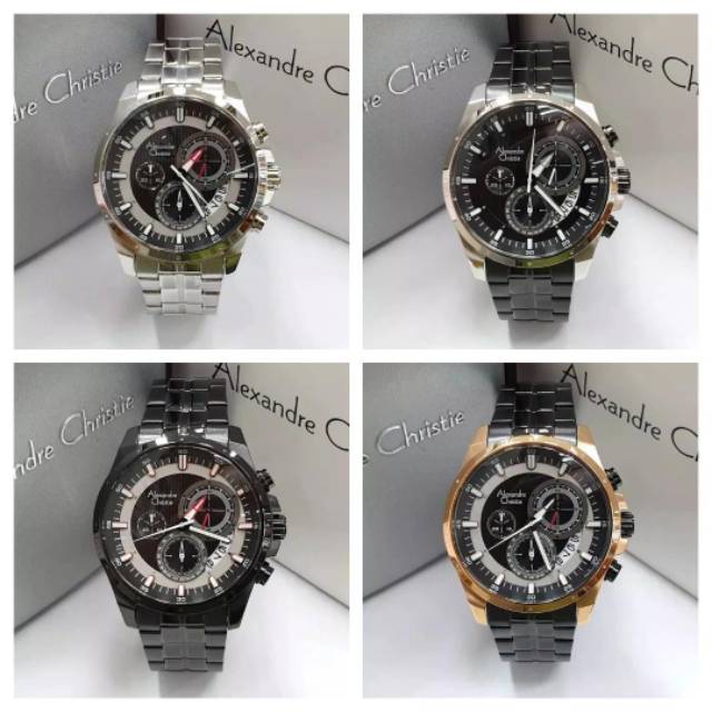 Jam tangan alexandre christie ac6496 man original 6496