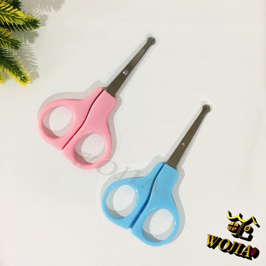 Gunting Kuku Bayi Polos Warna- Warni / Baby Manicure Nail Scissors