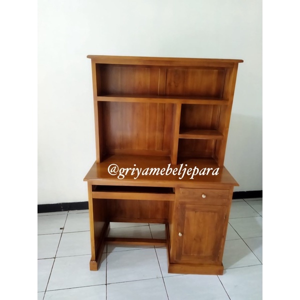 meja belajar kayu jati jepara