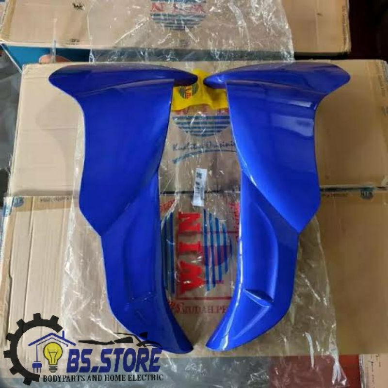 BODY SAMPING SAYAP LUAR  JUPITER Z BURUNG HANTU BIRU 2006 2007 2008 2009 BIRU | SAYAP LUAR YAMAHA JUPITER Z 2006-2009 BIRU | LEGSHIELD LUAR JUPUTER Z 2006-2009 BIRU | WIN