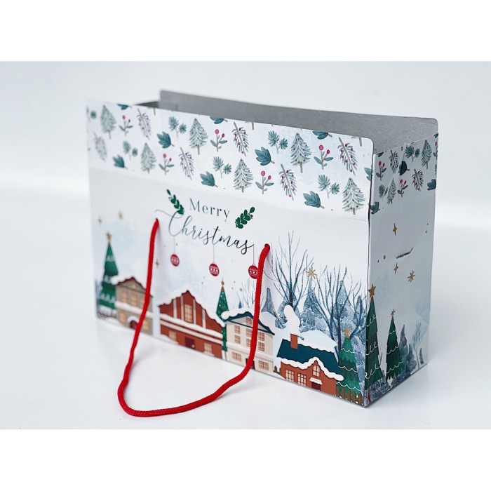 

✨ BISA COD ✨ Paperbag Kantung Box Packaging Natal Paper Bag Toples Jar Christmas
