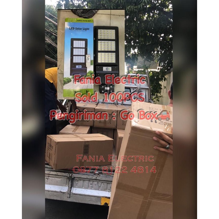 Lampu Jalan Led 150Watt Solar Cell Pju Tenaga Surya 150W 150 Watt