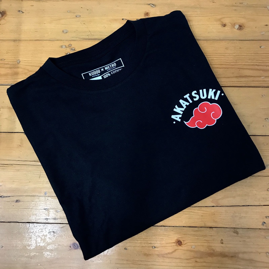 Tshirt Akatsuki Shinobi Organization Naruto Shipuden Black