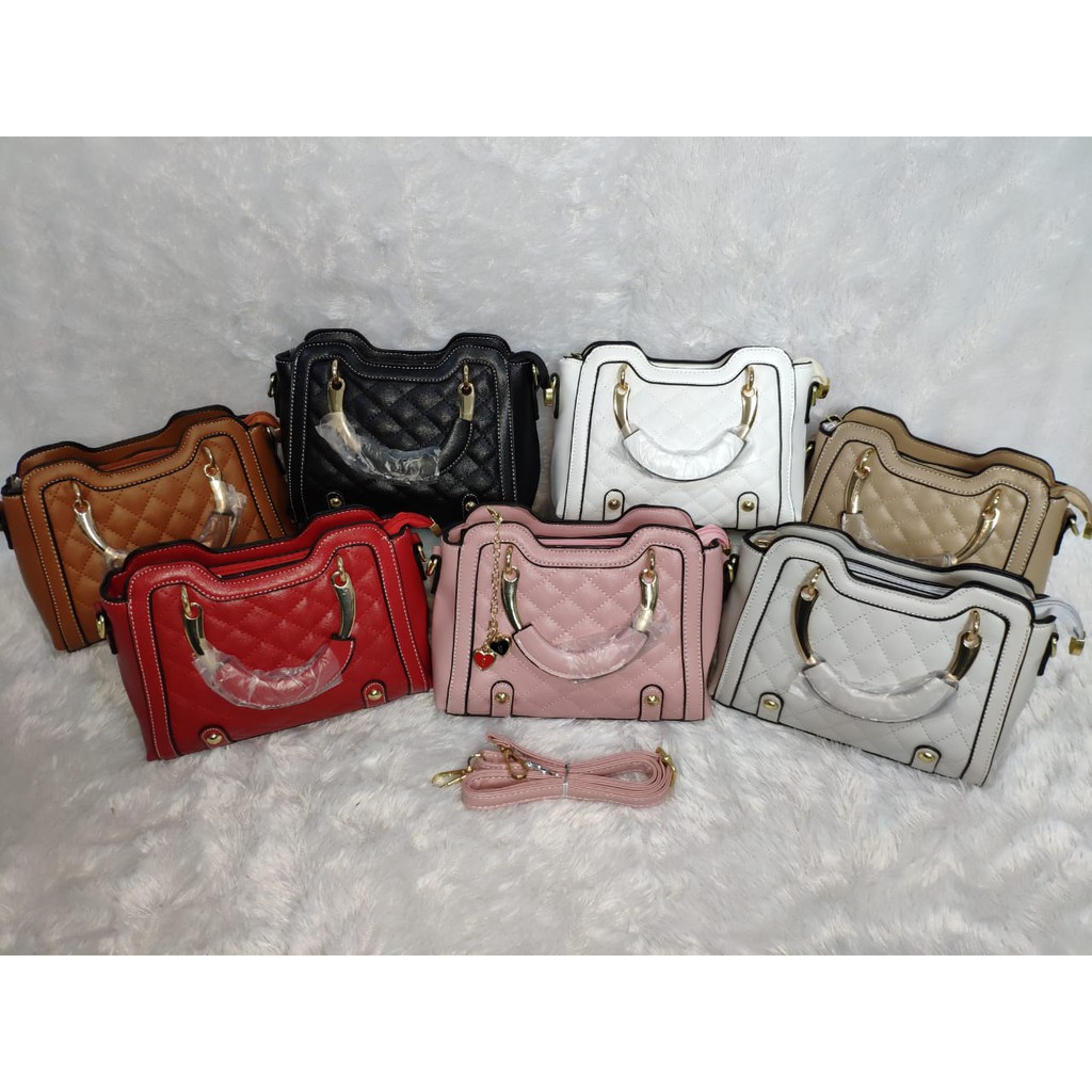 JK 715 1KG MUAT 2PCS TAS SELEMPANG WANITA FASHION IMPORT Y9011