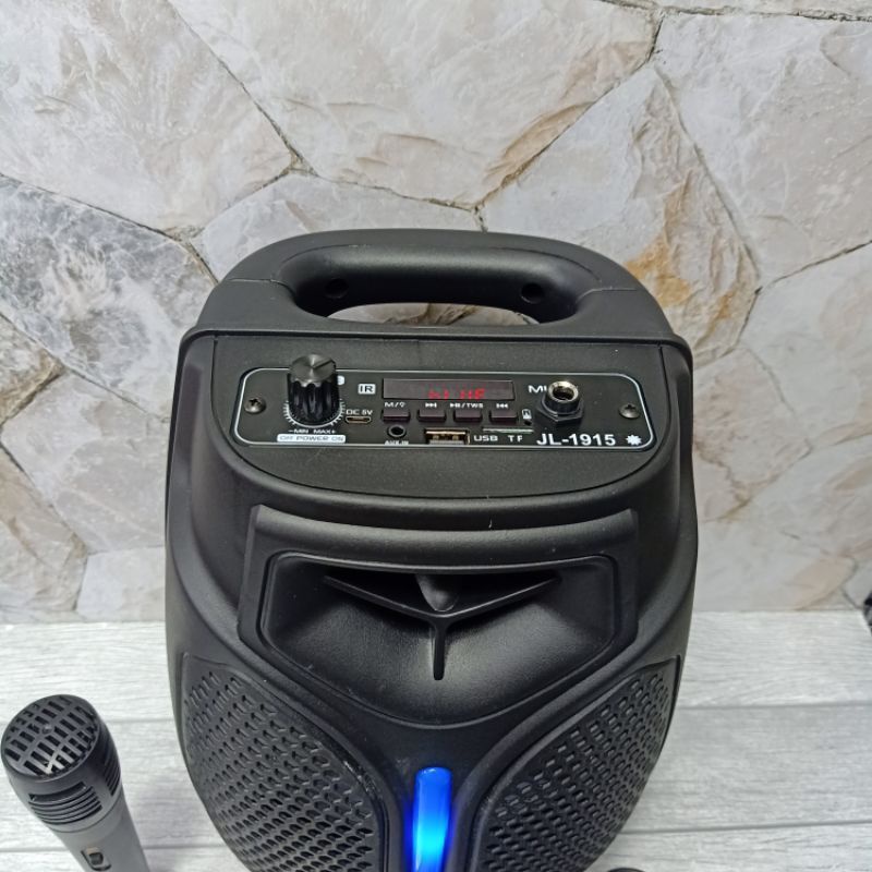 Speaker Bluetooth Karaoke 6,5&quot; Jinlong JL-1915 Free Mic