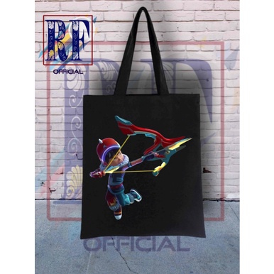 Tote bag BOBOIBOY GALAXY SUPRA FROSTFIRE HALILINTAR / totebag sling bags waistbag / tas ransel slemp