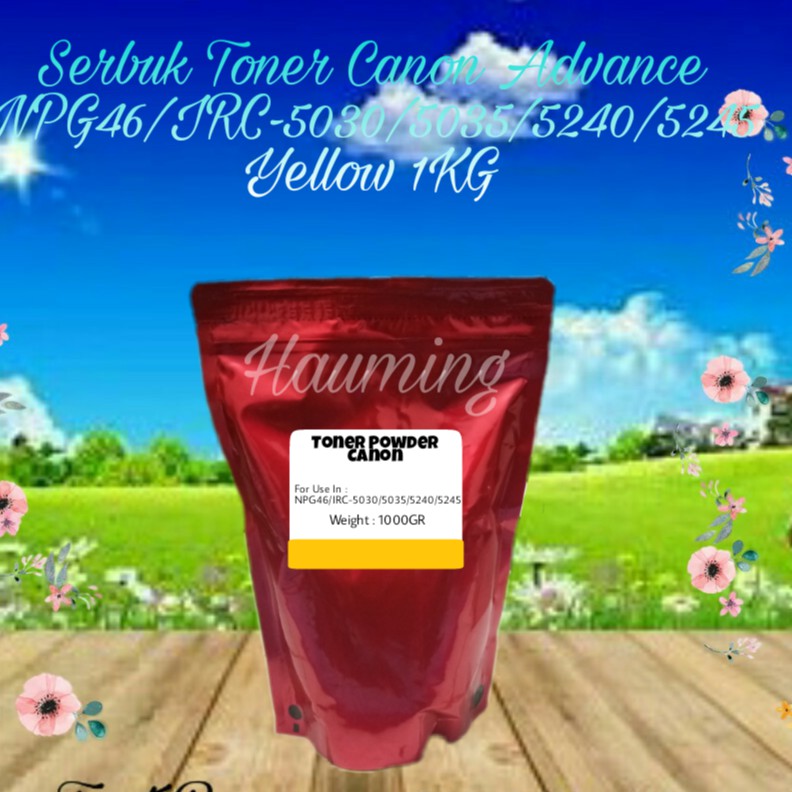 Serbuk Toner Canon Advance IR ADV NPG46 NPG 46 C5030 C5035 C5235 C5240 C5245 IRC-5030 Yellow 500gr