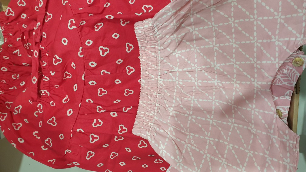 Poppin Babies - Emma Set Dress + Bloomer Bayi Batik