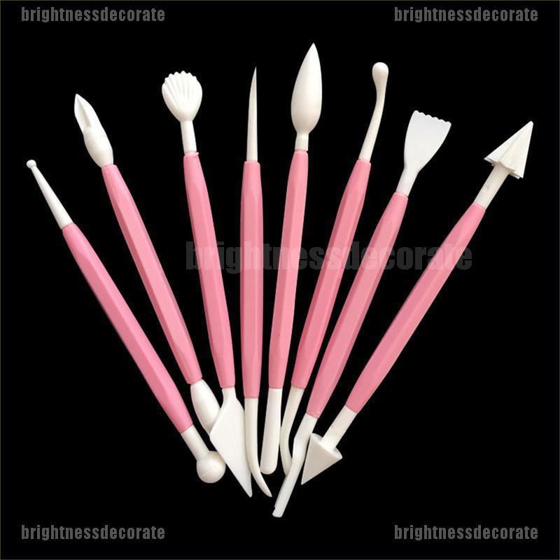 Brigid 8Pcs / Set Alat Pahat / Pahat Clay / Polymer / Plastisin