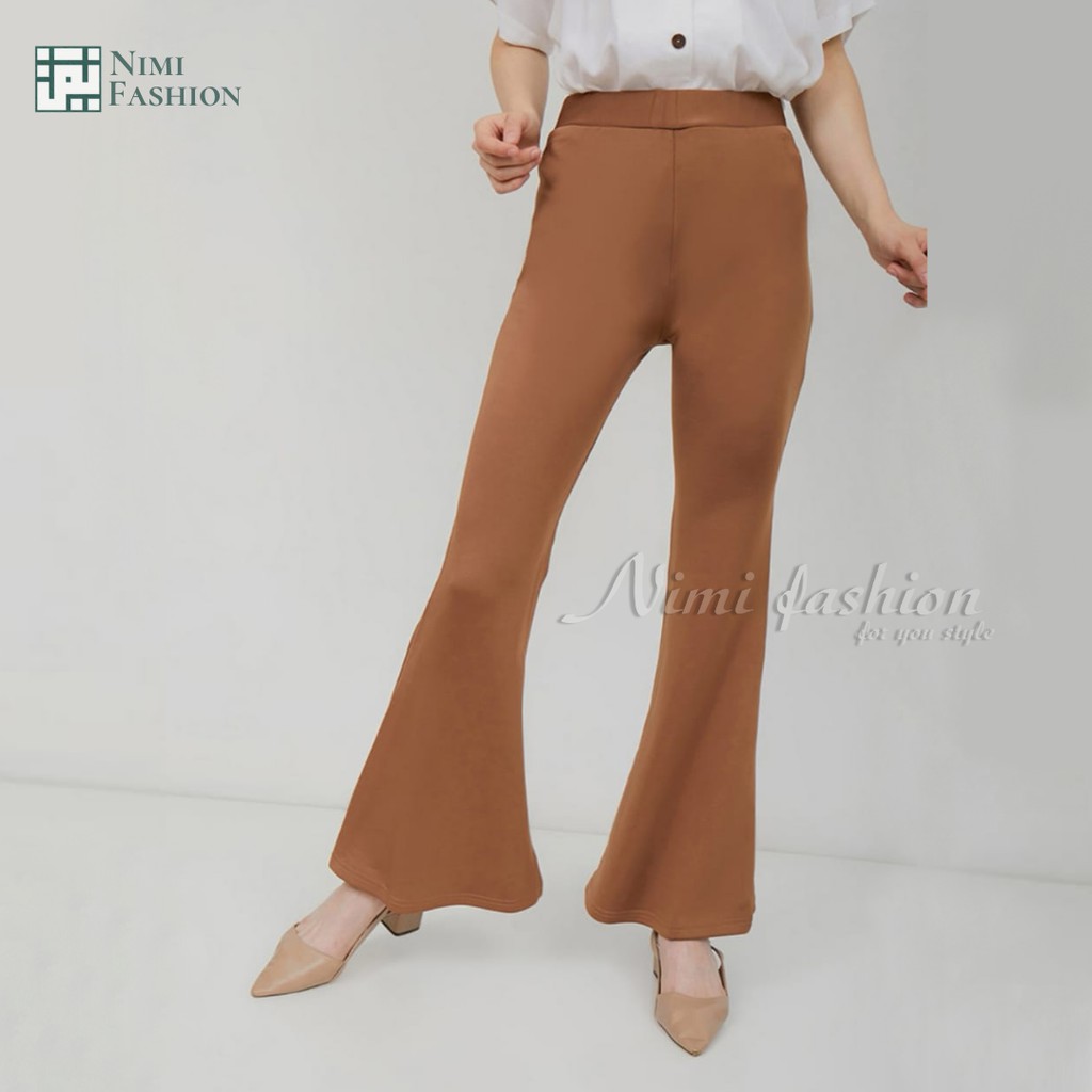 Cutbray Scuba Premium Celana Cutbray Palazzo Wanita Bawahan Highwaist Casual Cutbray Office Pants