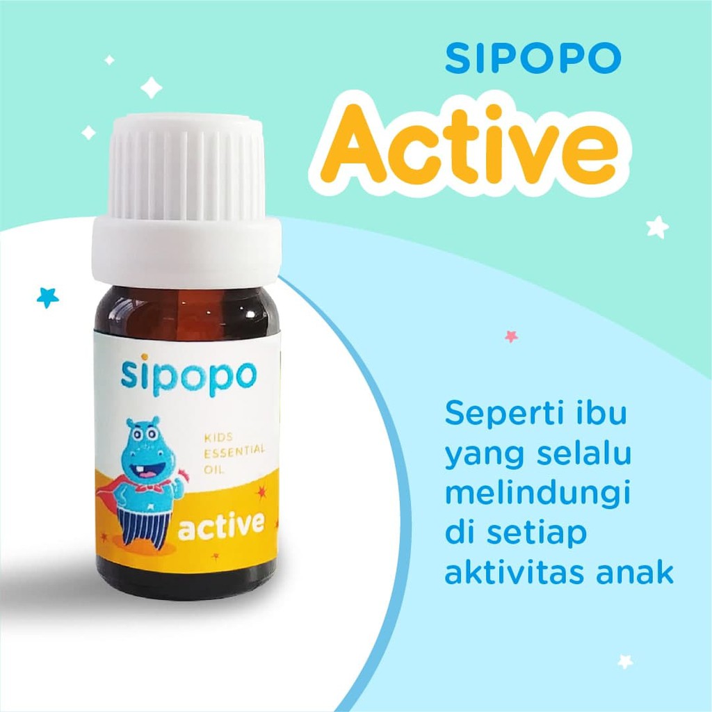 [GRATIS VCO] ORIGINAL SIPOPO Essential Oil Bayi &amp; Anak &amp; Dewasa Semua Varian Ukuran 10ml