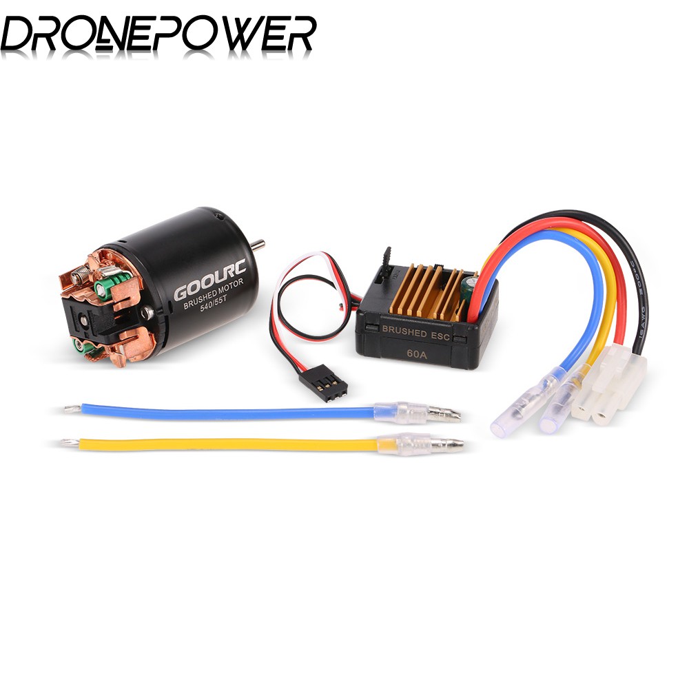 rc crawler motor esc combo