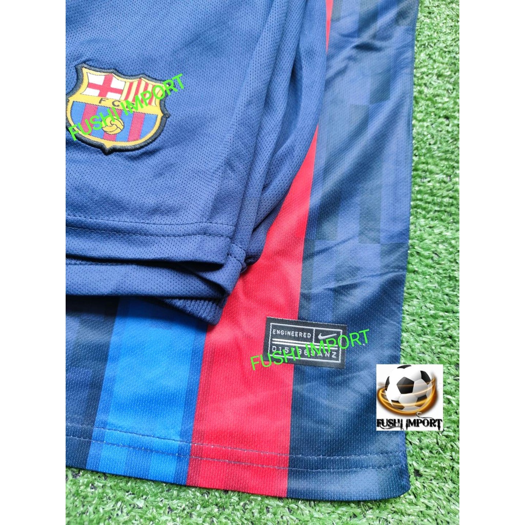 Setelan Jersey Baju Bola Barca Home 2022 2023 ( Fullset Satu Set ) Grade Ori