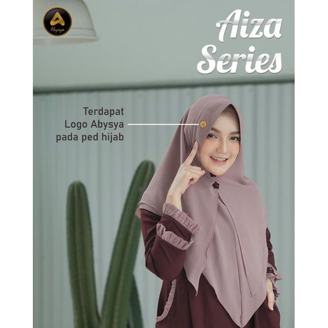 READY STOK AIZA SERIES BY ABYSYA.ID // GAMIS SET // GAMIS ORIGINAL // GAMIS BRANDED // GAMIS  SYAR'I