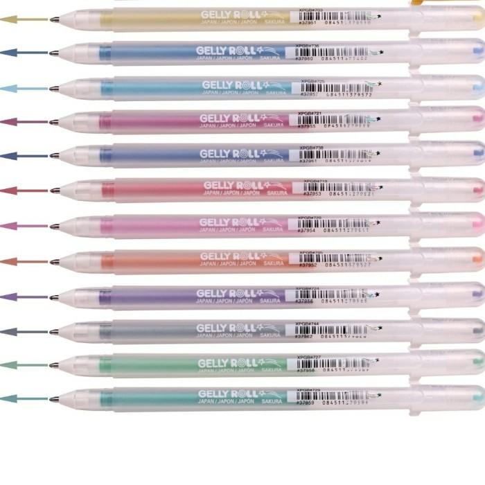 

Sakura Gelly Roll Stardust Set 12 # Glitter Pen Gel Ink Pens
