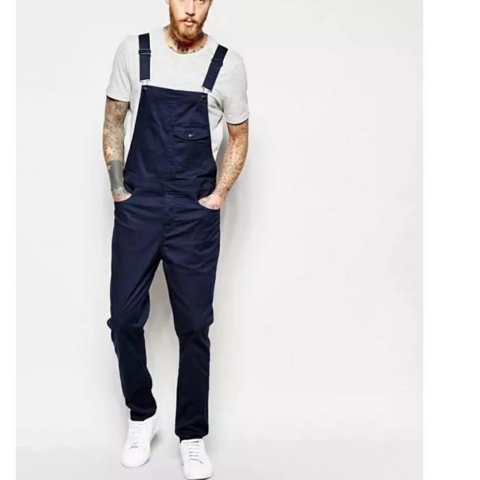 Terbagus.. kodok overall celana kodok kantong kecil gs  pria wanita