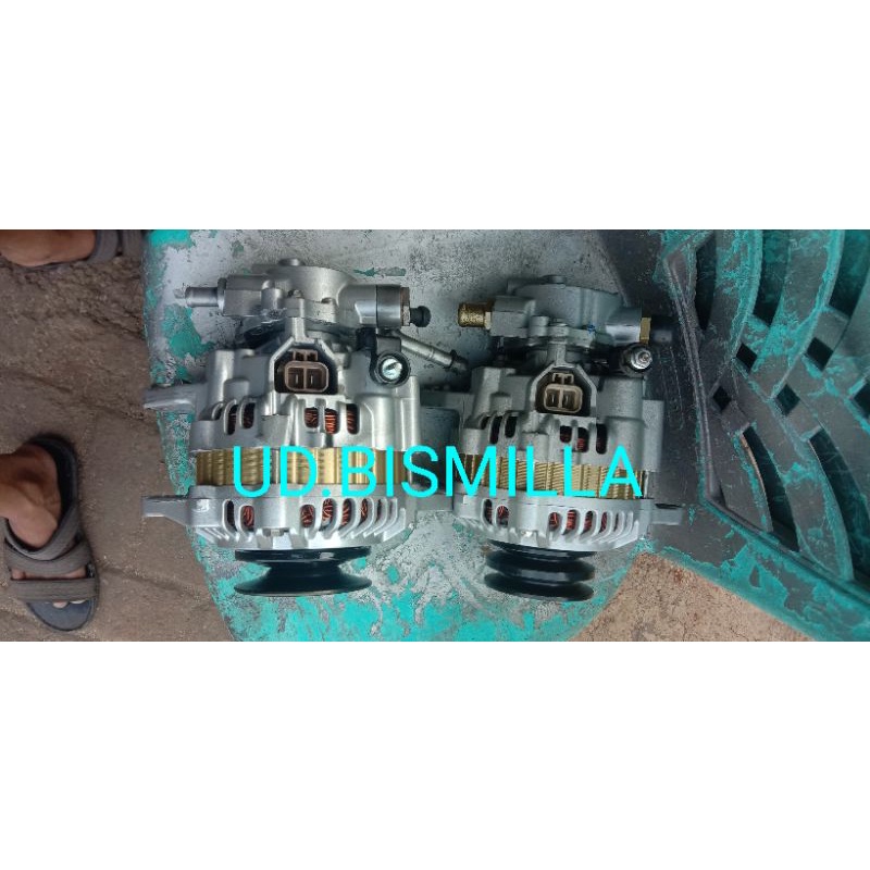 alternator dinamo ampere amper L300 diesel L200 diesel Kuda diesel solar puly 1 dan puly 2 original