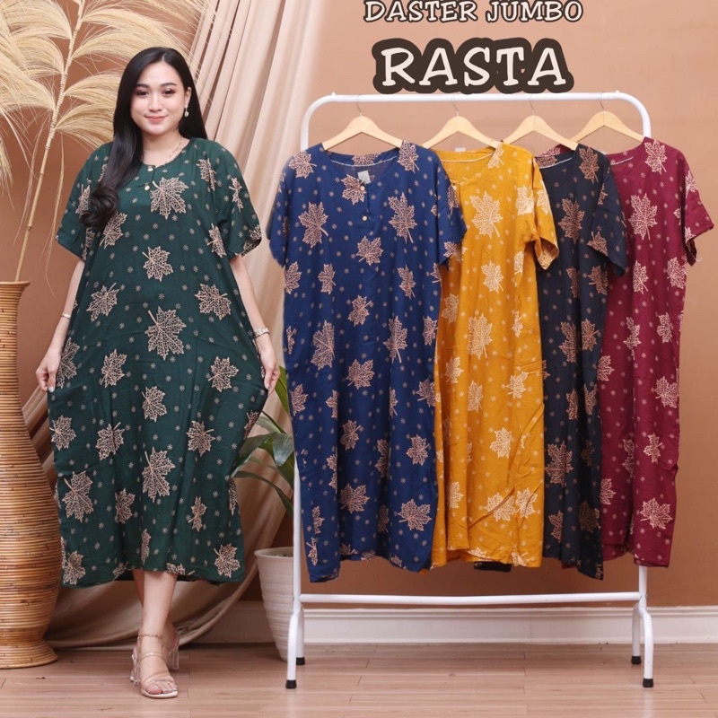 DJ Daster Jumbo Awan Baju Tidur Daster Dress Viral Pekalongan Batik Best Seller-DJ CABUT RASTA
