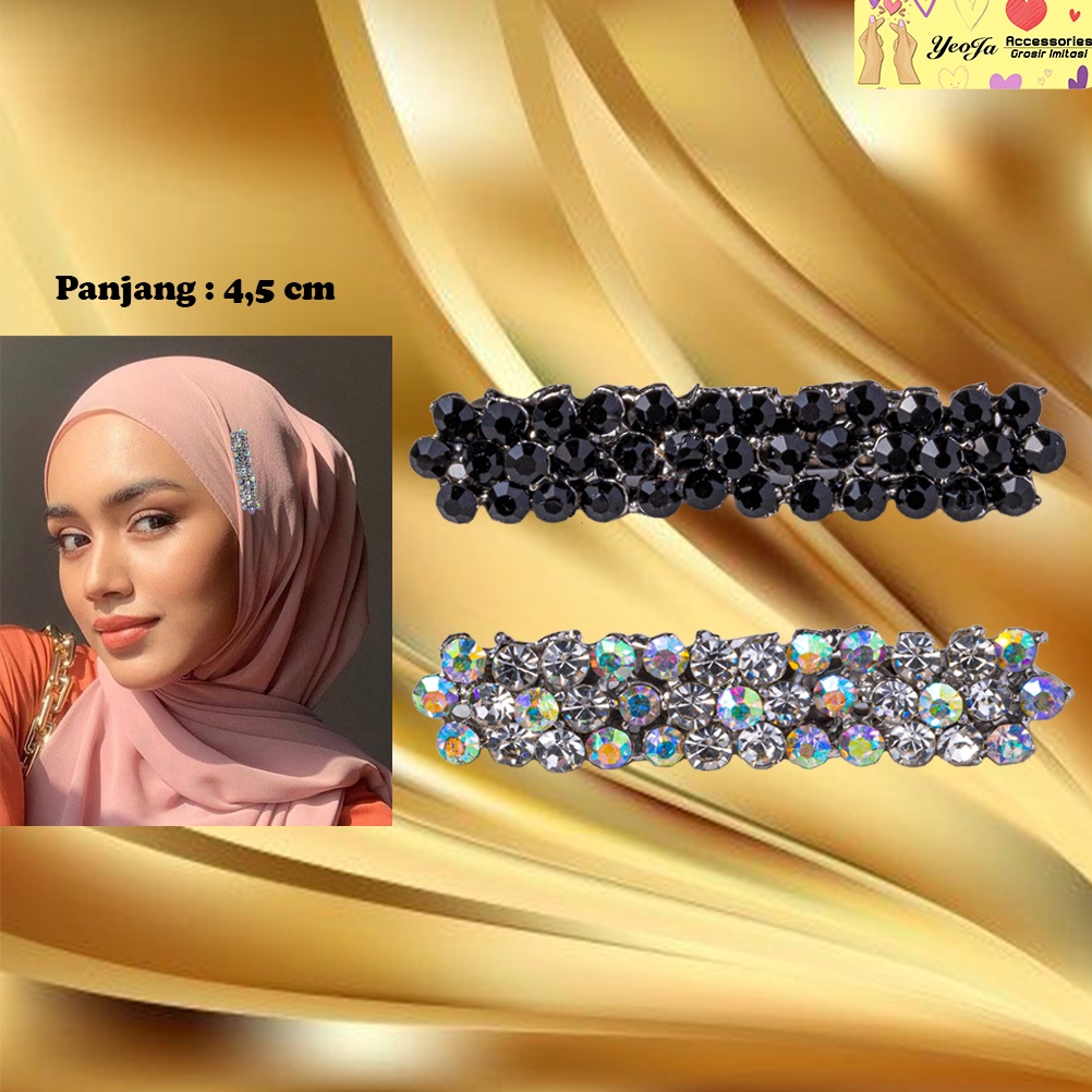 Bros hijab malaysia / kebaya / gamis / pashmina / model panjang berlian tumpuk (  2912 )