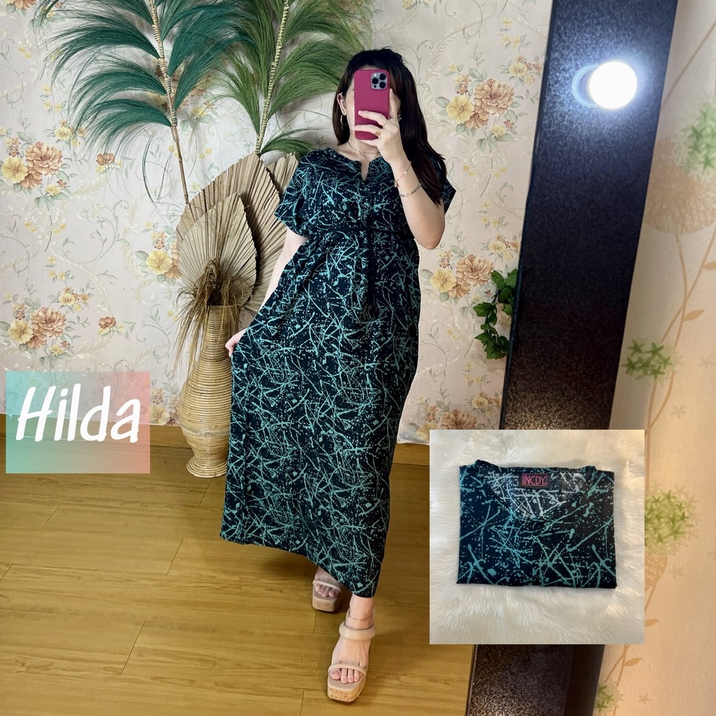 PART1 NCDY HOMEWEAR DASTER PANJANG SEMATA KAKI LD 130cm BUSUI FRIENDLY JUMBO-Hilda