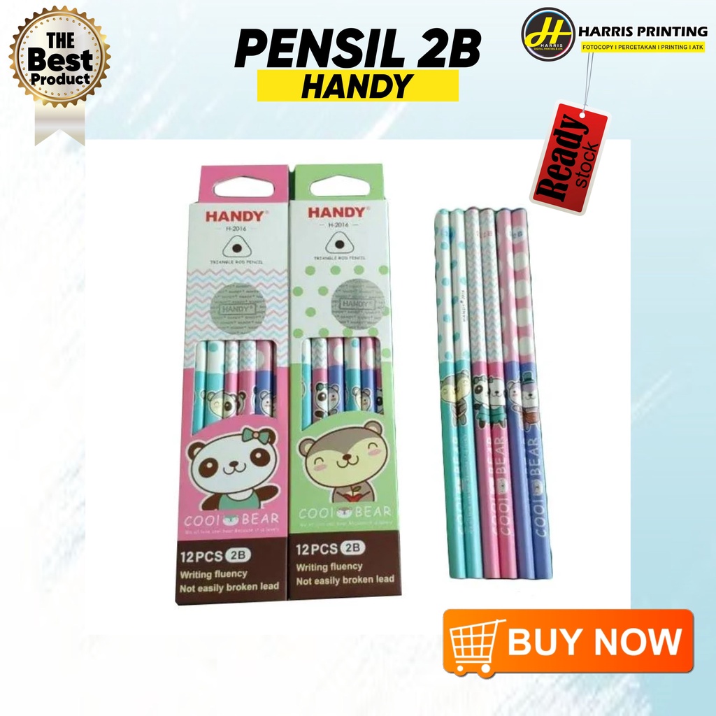 

Pensil 2B Handy Karakter