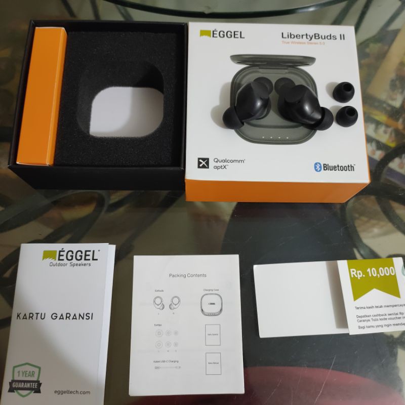 [Pre-Owned] Eggel Liberty Buds 2 TWS aptX (No Charging Case & Cable)