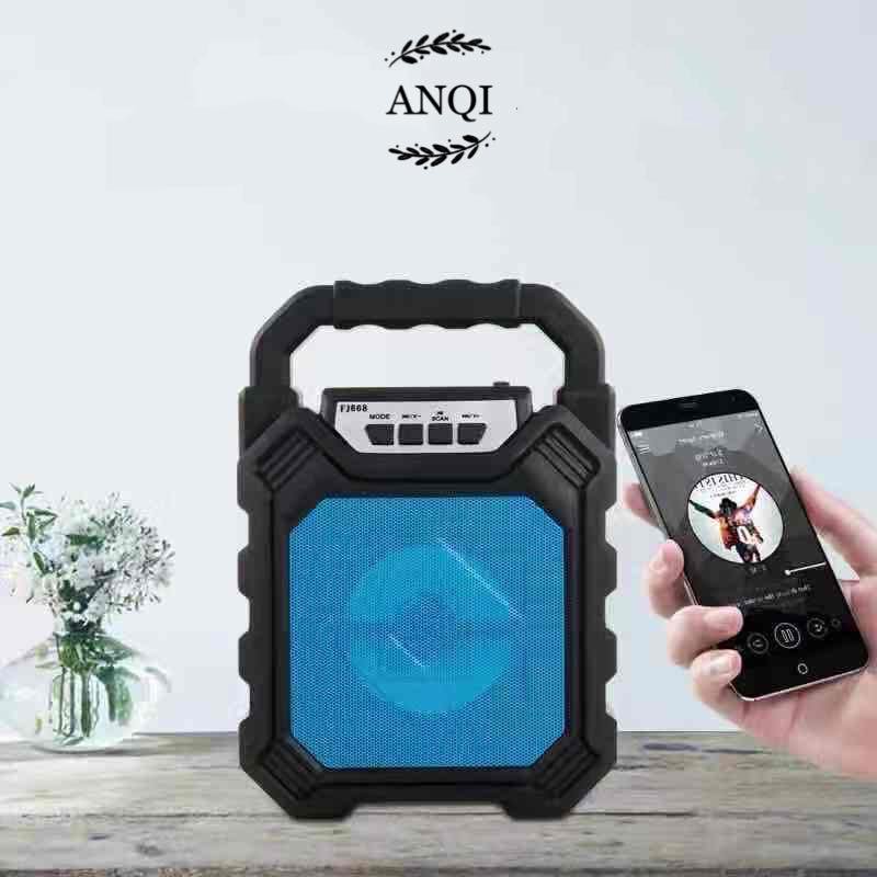 ANQI1888 Bluetooth Speaker / Nirkabel Portable LED Wireless Senter Dengan Mikrofon Y-2003