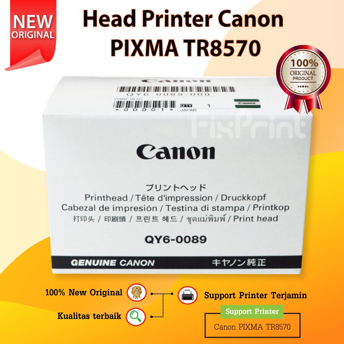 HEAD PRINT CANON TR8570 TS5070 TS6070 TS9570 NEW ORIGINAL- PRINT HEAD TR 8570 TS 5070 QY6-0089