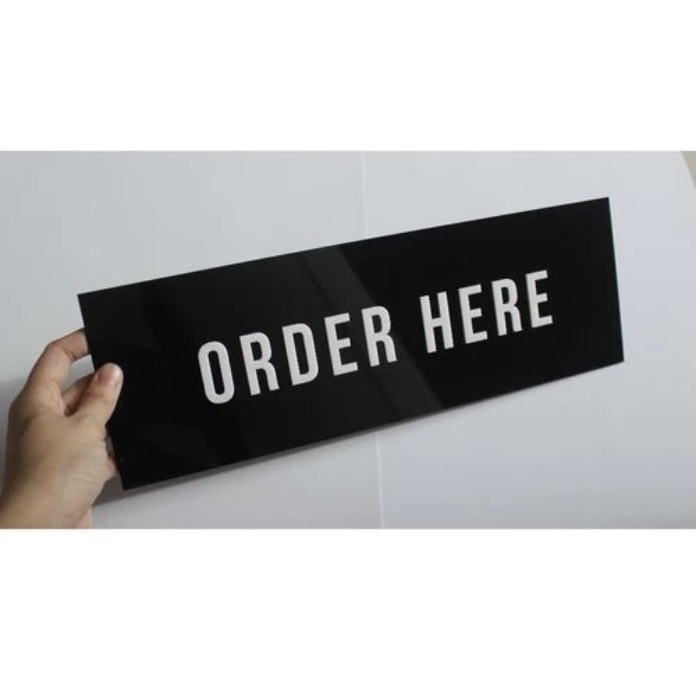 Signage Order Here / Signage Order Here / Order here Sign Age
