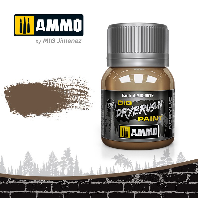 

AMIG0619 Drybrush : Earth (40ml jar) Ammo Mig