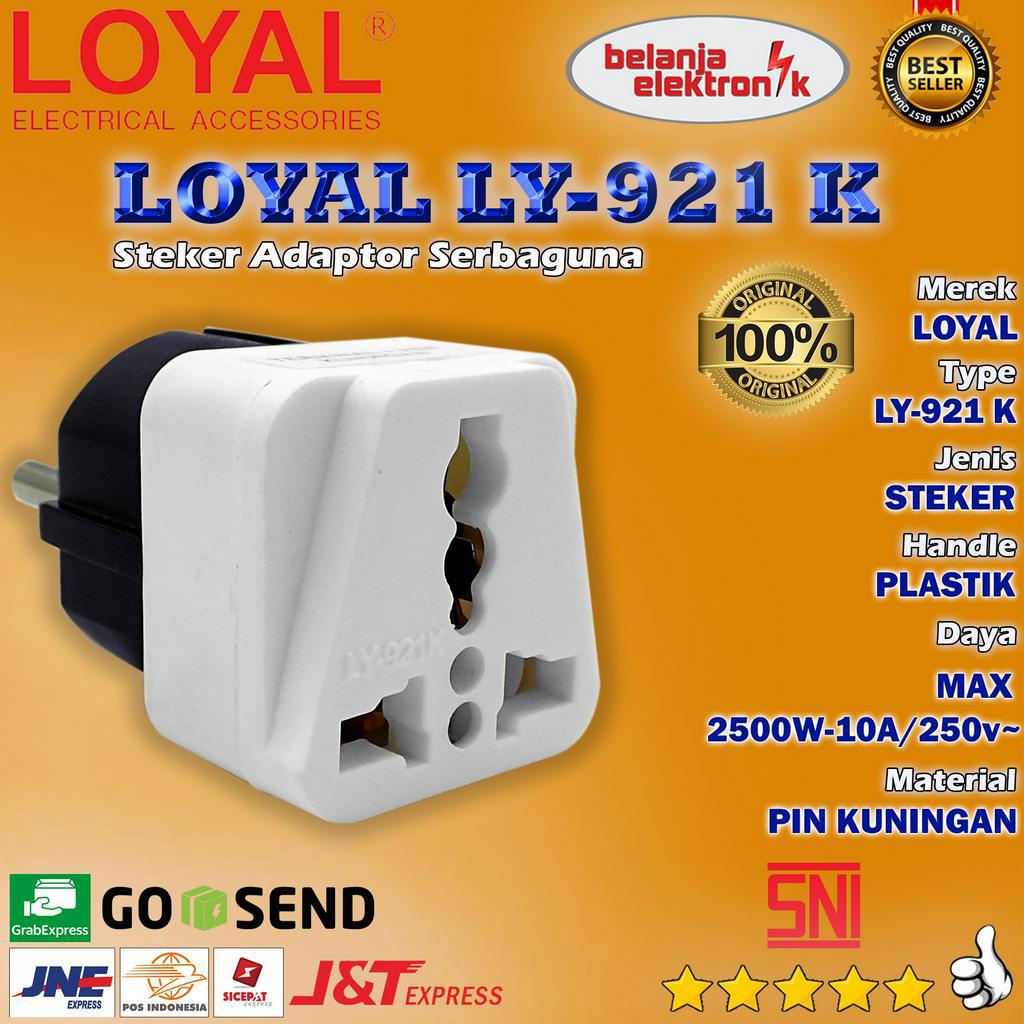 COLOKAN LISTRIK STEKER ARDE LOYAL LY-921K SERBAGUNA Universal Over Steker LY921K LY 921 K