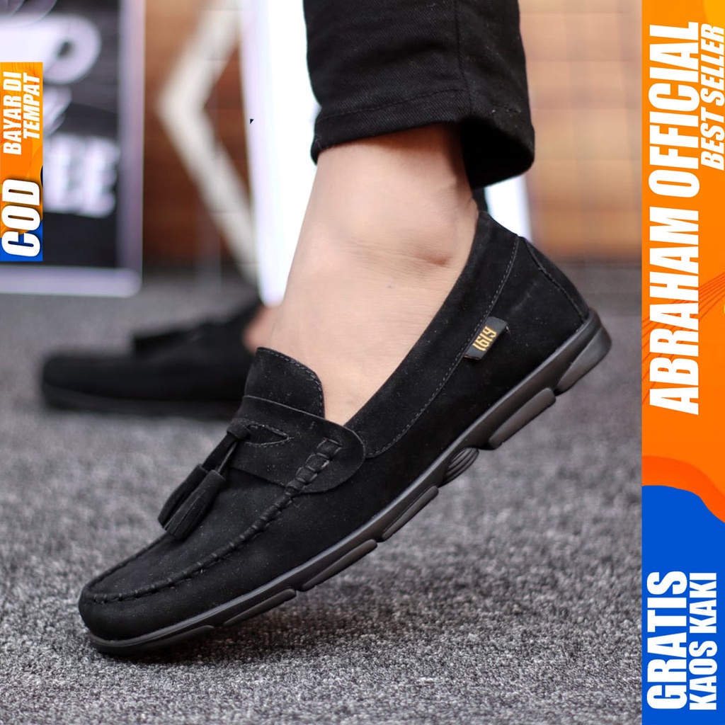 Abraham Titan - Sepatu Slip On Pria Casual