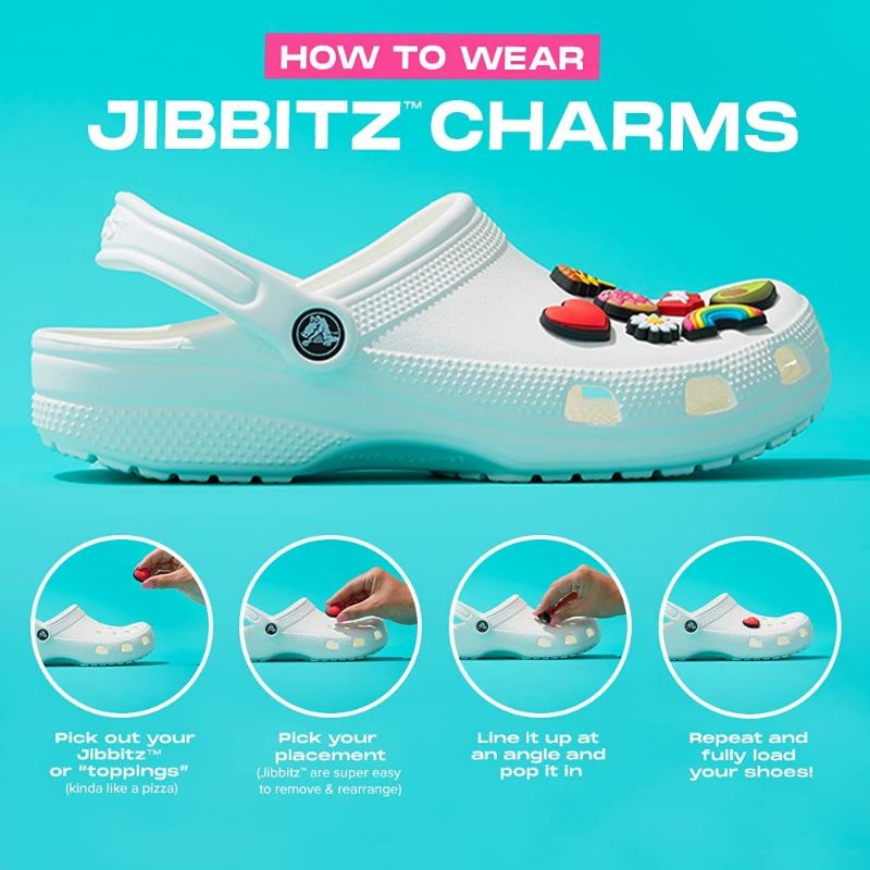 Jibbitz Crocs NASA Pin Sandal Lucu Unik Karakter Luar angkasa