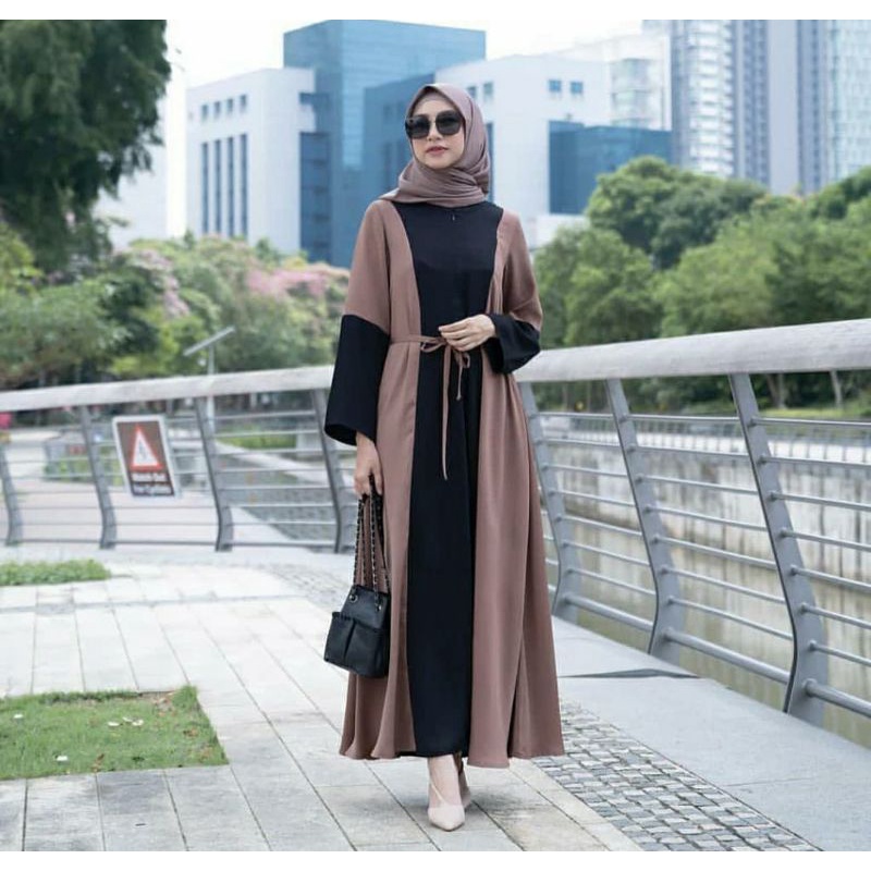 GAMIS LEBARAN 2026 TEBARU KEKINIAN BAJU GAMIS REMAJA TERKINI OUTFIT PEREMPUAN CASUAL BUSANA MUSLIM M