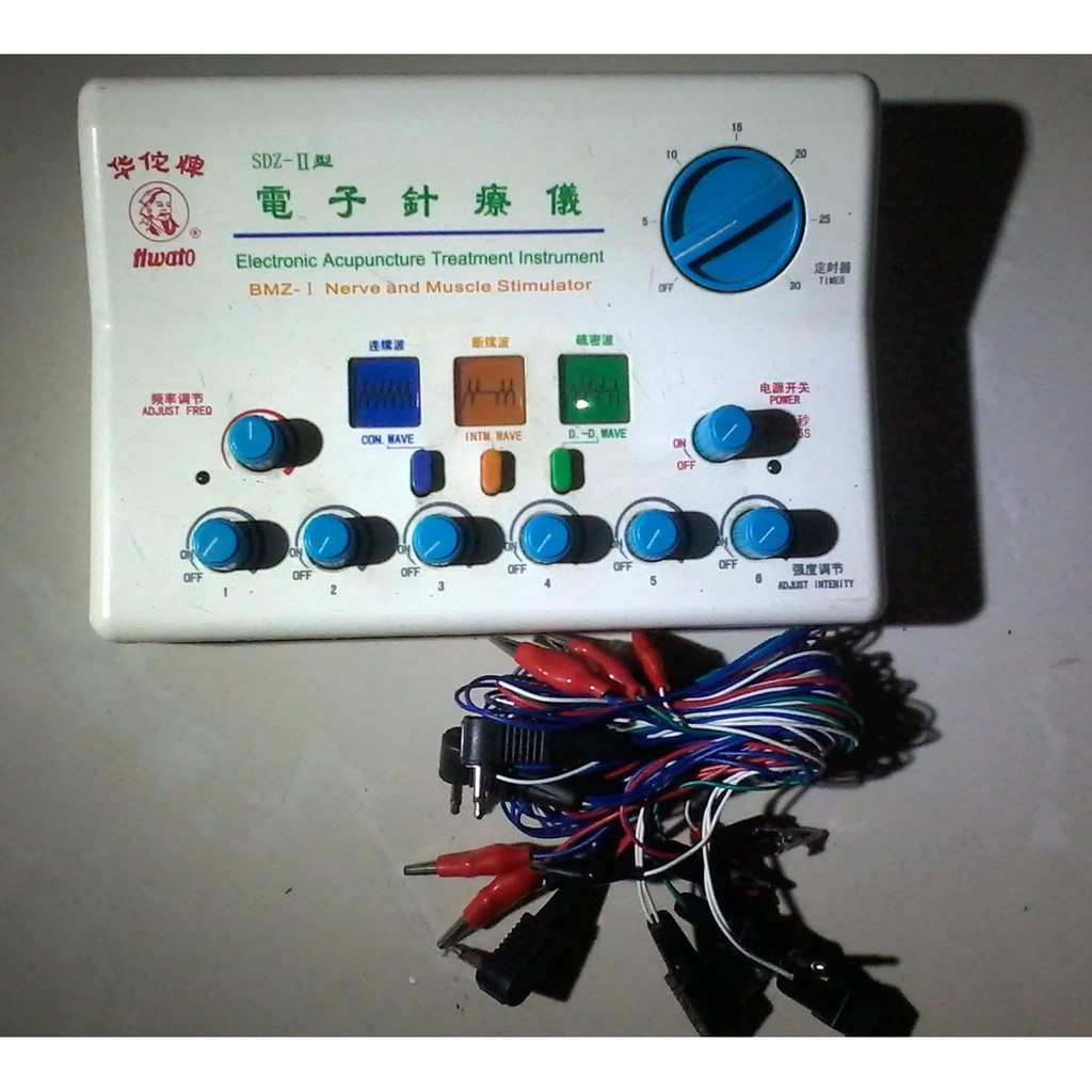 Hwato SDZ II Stimulator Elektronik Akupuntur Tradisional untuk terapi stroke