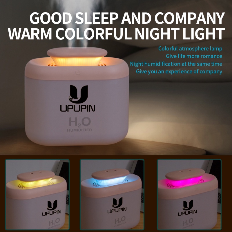 UPUPIN Humidifier Air 3300ml Aromaterapi Diffuser Dengan 7 color HUMIDIFIER DIFFUSER-5