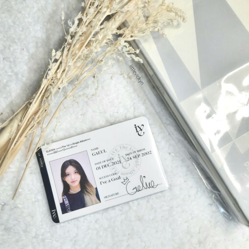 [OFFICIAL] GAEUL ID CARD ELEVEN IVE
